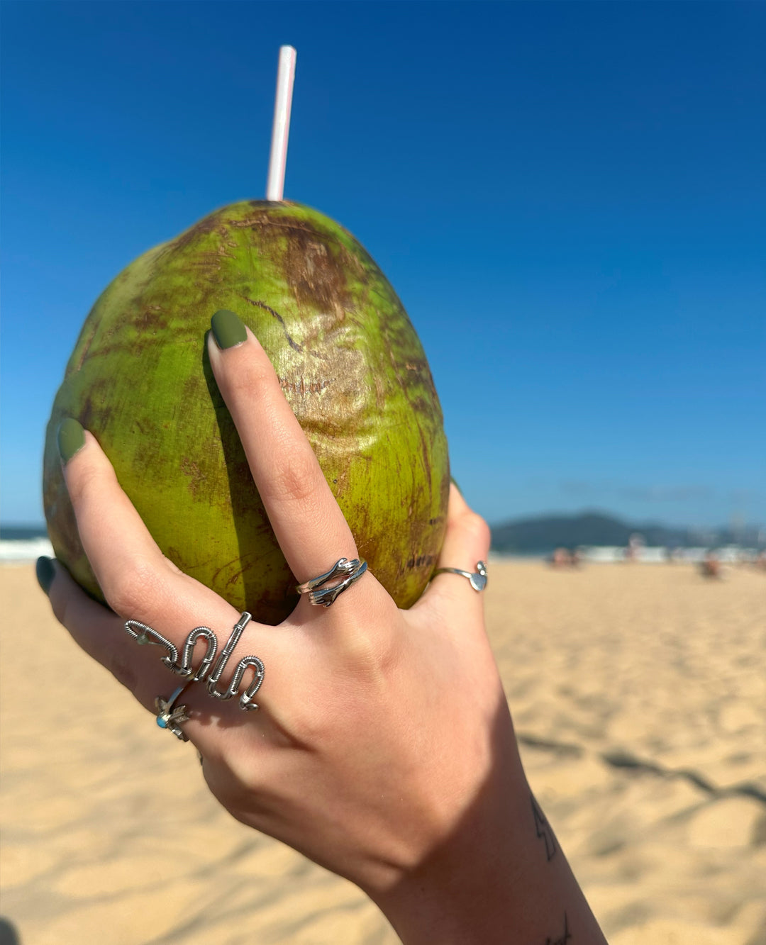 Caixa com Rosa & Colar Personalizado + Anel do Abraço 💕