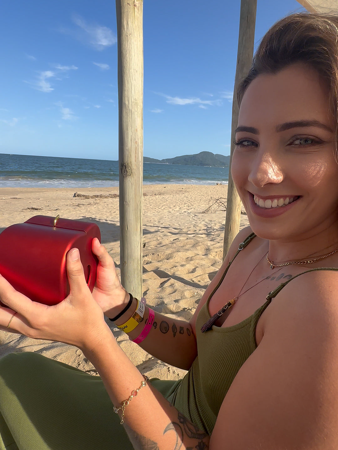 Caixa com Rosa & Colar Personalizado + Cartão de Brinde! 🎁