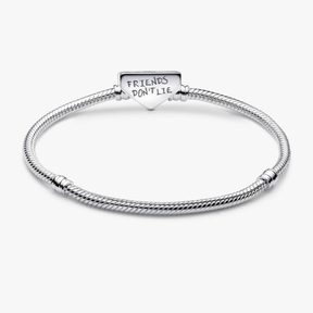 Kit Pulseira Stranger Things Friends Don't Lie + 6 Berloques Banhados em Prata