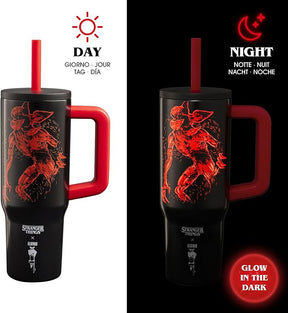 Bialetti Copo em Inox com Tampa com Alça Stranger Things Netflix 900ml