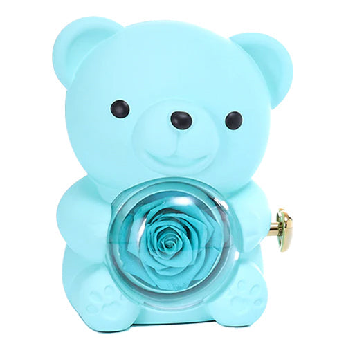 Urso Rotativo & Rosa Eterna (Somente Urso)